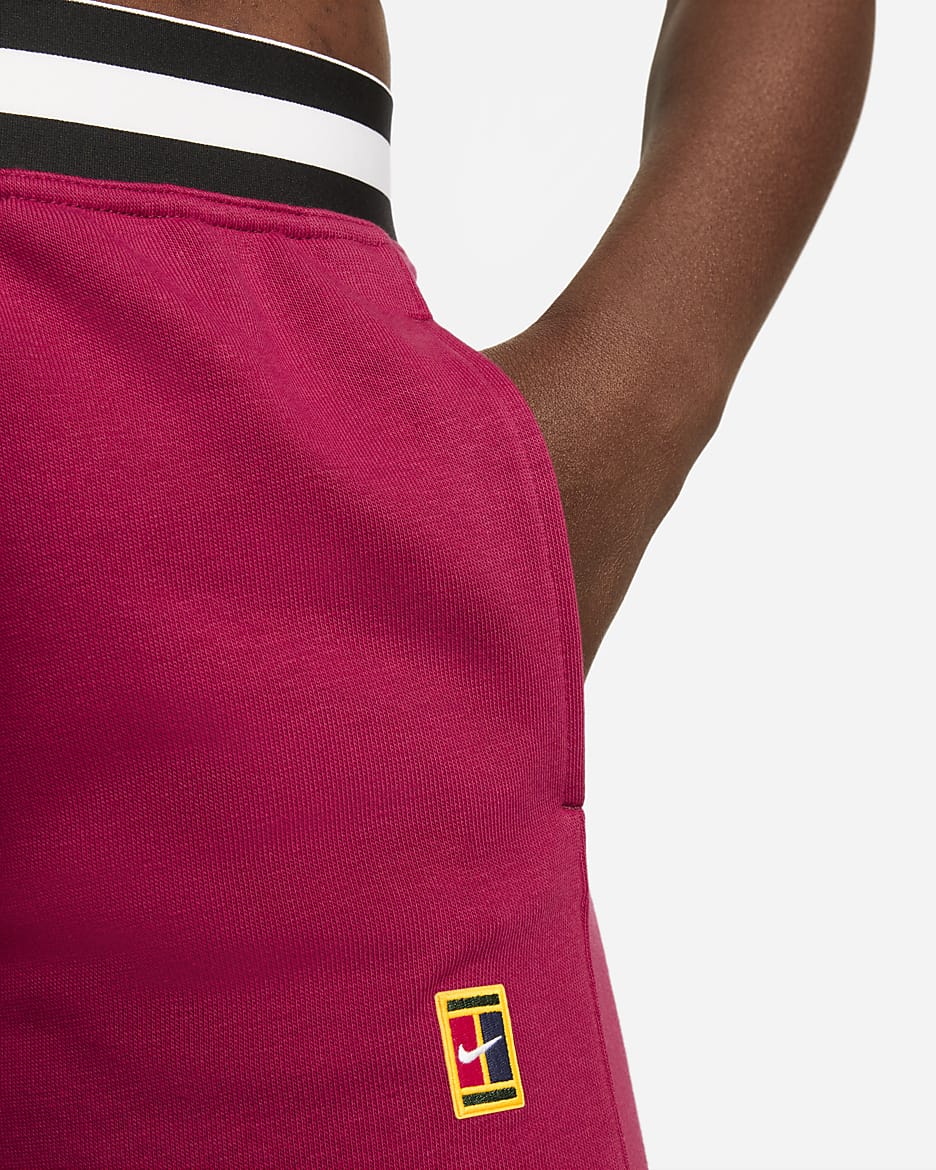 NikeCourt Dri FIT Heritage Women s French Terry Tennis Pants